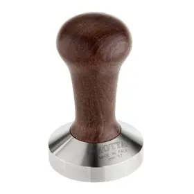 Motta 007986081704 8170/m Professional Flat Base Coffee Tamper 57mm Brown Handle