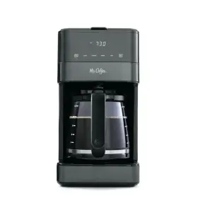 Mr. Coffee 053891150255 Led Touch Display Select A Cup 12 Cups Black Stainless Steel New