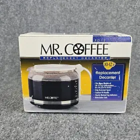 Pd12 Mr. Coffee 072179003717 Replacement Decanter 10-12 Cup Pot Model Glass White