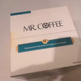 Pld13 Mr. Coffee 072179223184 Replacement 12-cup Pot Maker White Carafe Decanter Glass #2