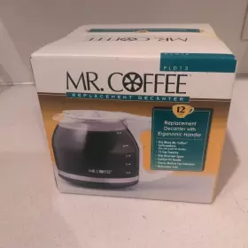 Pld13 Mr. Coffee 072179223184 Replacement 12-cup Pot Maker White Carafe Decanter Glass