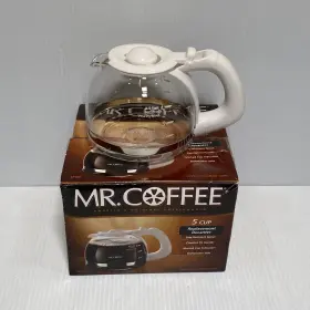 Mr. Coffee 072179230809 5-cup Replacement Decanter White New In Open Box