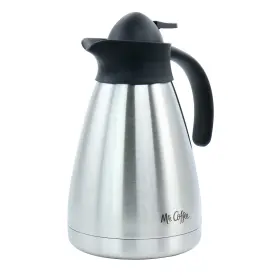 Mr. Coffee 085081502537 Mr.coffee 1 Quart Insulated Stainless Steel Thermal Silver