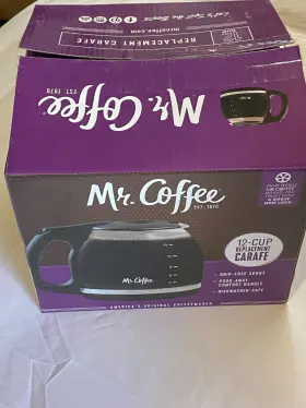 179987 Mr. Coffee 12 Cup Replacement Carafe Drip Free Spout Brand New