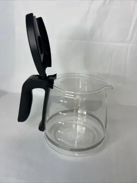 189270 Mr. Coffee 12 Cup Glass Replacement Pot Carafe For Maker Black Lid Handle #2