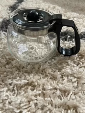 191640-000-000 Mr. Coffee 4 Cup Replacement Glass Carafe - Black