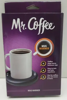 Mr. Coffee 313110441442 Mug Cup Warmer For Office/home Use Teas Hot Beverage Soup