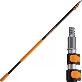 Mr. Coffee 696605434595 7-24 Ft Long Telescopic Extension Pole // Multi-purpose Extendable With Tip
