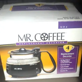 22332 Mr. Coffee 72179 4 Cup Glass Pot Decanter Carafe Nd-4 Replacement Dr4 Drx5 Nl4
