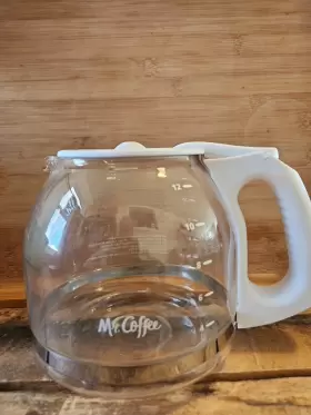Mr. Coffee 722544215916 Replacement 12-cup Glass Carafe White Used