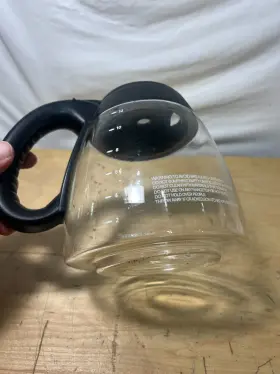 Bvmc-ecx41 Mr. Coffee Sunbeam Model Replacement Carafe Pot Black Glass 12 Cups #3