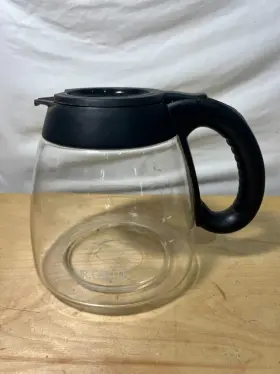 Bvmc-ecx41 Mr. Coffee Sunbeam Model Replacement Carafe Pot Black Glass 12 Cups