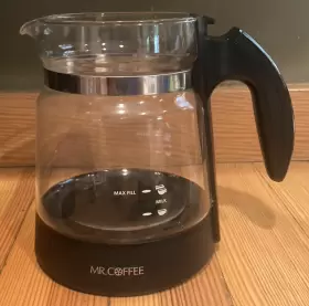 Bvmc-el1 Mr. Coffee Cafe Latte Maker Replacement Part Glass Carafe No Lid Euc #3