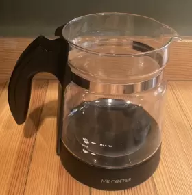 Bvmc-el1 Mr. Coffee Cafe Latte Maker Replacement Part Glass Carafe No Lid Euc