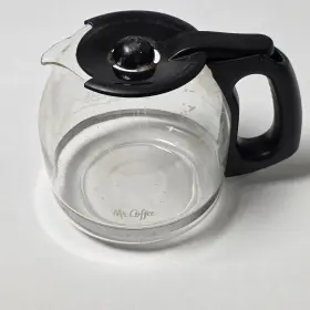 Mr. Coffee Cm4175t3 Mr. Carafe 12 Cup Pot Clear Glass Replacement With Black Lid