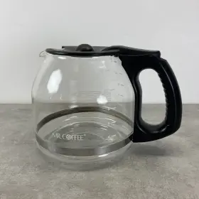 F290yl Mr. Coffee 12 Cup Glass Replacement Pot Carafe Black Lid Handle