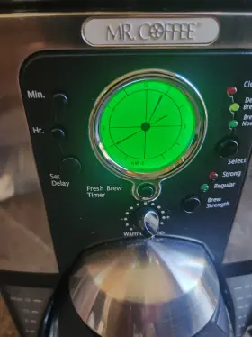Ftx21 Mr. Coffee Maker 12 Cup Coffe Pot With Carafe Brew Strength Delay