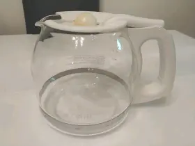 G069tg Mr. Coffee 12 Cup Replacement Glass Carafe Pot White Used