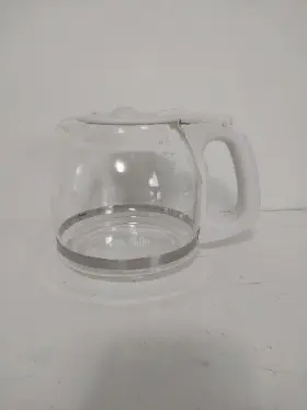 J285yl Mr. Coffee Replacement Carafe Glass 12 Cup White Handle #2