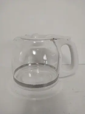 J285yl Mr. Coffee Replacement Carafe Glass 12 Cup White Handle
