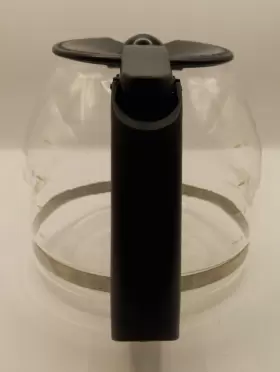Jwx23kg-01 Mr. Coffee 12 Cup Carafe Glass Replacement Decanter Pot Black Handle And Lid #2