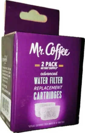 M357nk Mr. Coffee New Advanced Water Filter Replacement Cartridges 2-pk 60 Day Supply #2