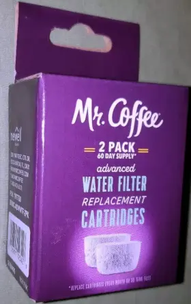 M357nk Mr. Coffee New Advanced Water Filter Replacement Cartridges 2-pk 60 Day Supply #3