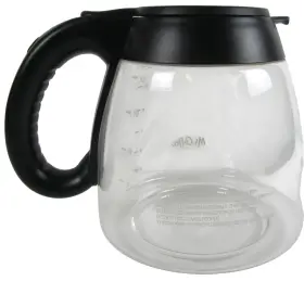 N0014aj Mr. Coffee 12 Cup Glass Carafe Replacement Black Lid Handle
