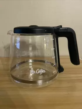 N312rx Mr. Coffee Pot 12 Cup Carafe Replacement Glass Black Lid Handle
