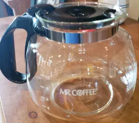 Nd13 Mr. Coffee 12-cup Glass Replacement Pot Decanter Carafe Black Lid Handle
