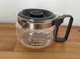 Nd4-2 Mr. Coffee Vintage 4 Cup Glass Pot Decanter Model D4 Replacement Preowned #2