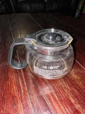 Nlx5 Mr. Coffee 4 Cup Replacement Glass Pot Carafe Decanter Black Genuine Oem P10
