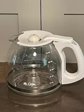 Pld13rb Mr. Coffee Replacement 12-cup Glass Carafe White Preowned