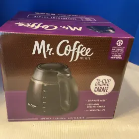 Pn-180201 Mr. Coffee Pn180201 New Maker 12 Cup Black Replacement Glass Carafe Pot Nib
