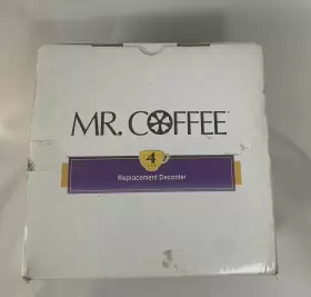 Spd4 Mr. Coffee 4 Cup Glass Pot Decanter Replacement White New #2