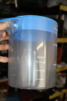 Tm70 Mr. Coffee Iced Tea Maker Replacement Pitcher Blue Lid Clear Hard Plastic #2