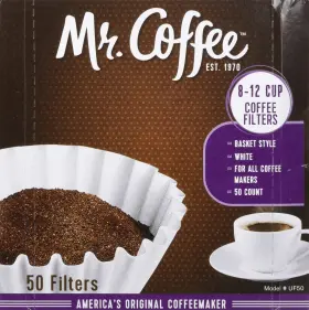 Uf-50 Mr. Coffee 8-12 Cup Filters 50 Pack 2 Count - 100 Total