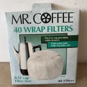 W140b Mr. Coffee Wrap Filters 8-12 Cup Percolator Style 40