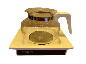 Wd-10 Mr. Coffee Cup Decanter And Electric Warmer Plate White Tested #2