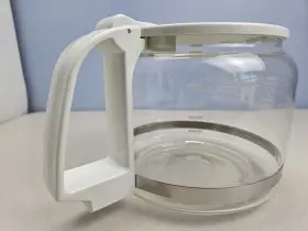 X033ti Mr. Coffee Replacement Pot Carafe 12 Cups White Handle/lid #2