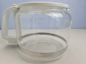 X033ti Mr. Coffee Replacement Pot Carafe 12 Cups White Handle/lid #3