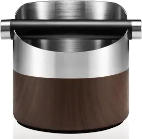 Mutex 772349013316 Espresso Knock Box Stainless Steel Coffee Grounds With Removabl