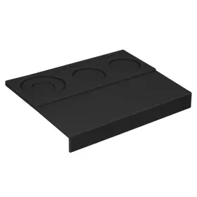 Muvna 762763202588 Black Espresso Tamper Mat Waterproof Food-grade Silicone Tamping Pad