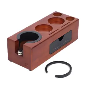 Muvna 762763242300 Espresso Tamping Station Organizer Drawer Portafilter Holder Puck