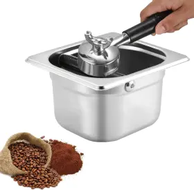 Mysenlan 641310695809 Coffee Knock Box Stainless Steel Spresso