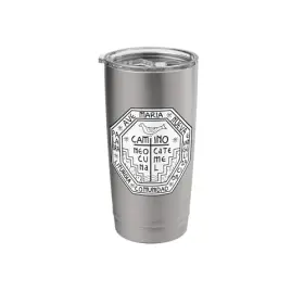 Ryks48vra8gusbrushed Neocatechumenal Way Steel Logo Stainless Insulated 20 Ounces Brushed
