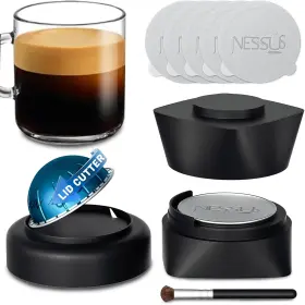 Xpk50 Nessus Refill Kit For Reusable Nespresso Vertuo Pods Lid Quick Opener
