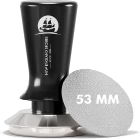 New England Stories 445035212241 53mm Espresso Tamper With 1.7mm Thickness Puck Screen 30lb Spring-loaded 100%