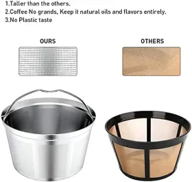 Nicelucky 445006311386 Bunn Coffee Filter Reusable 8 10 12 Cup Basket Replacement Filter-sta #2