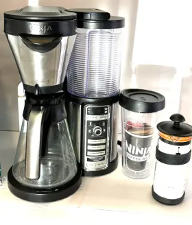 Cf060uk Ninja Coffee Bar Auto-iq Brewer Glass Carafe/travel Tumbler/straw/milk Frother #2
